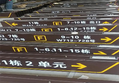 城步广告标识中，常见的几种安装方式。